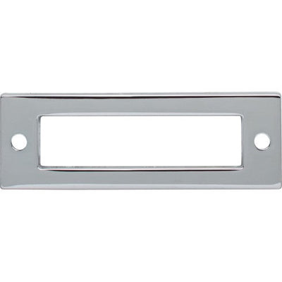 Top Knobs Hollin Backplate 3" c-c in Polished Chrome