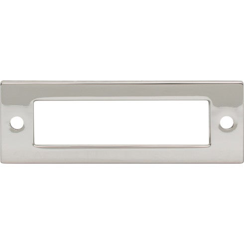Top Knobs Hollin Backplate 3" c-c in Polished Nickel