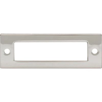 Top Knobs Hollin Backplate 3" c-c in Polished Nickel