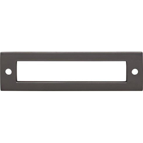 Top Knobs Hollin Backplate 3 3/4" c-c in Ash Gray