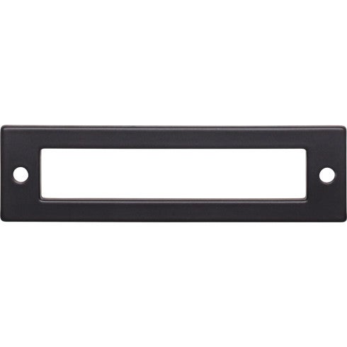 Top Knobs Hollin Backplate 3 3/4" c-c in Flat Black