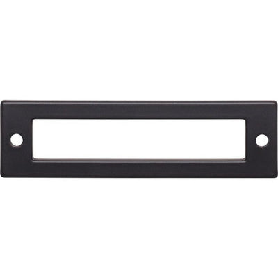 Top Knobs Hollin Backplate 3 3/4" c-c in Flat Black