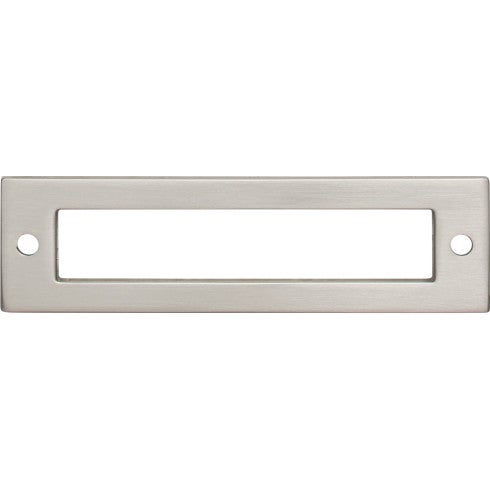 Top Knobs Hollin Backplate 3 3/4" c-c in Brushed Satin Nickel