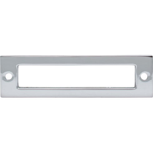 Top Knobs Hollin Backplate 3 3/4" c-c in Polished Chrome