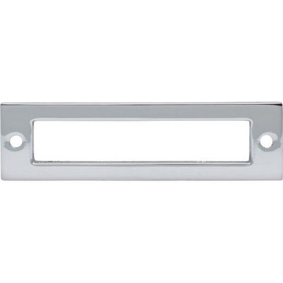 Top Knobs Hollin Backplate 3 3/4" c-c in Polished Chrome