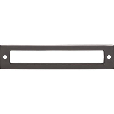 Top Knobs Hollin Backplate 5 1/16" c-c in Ash Gray