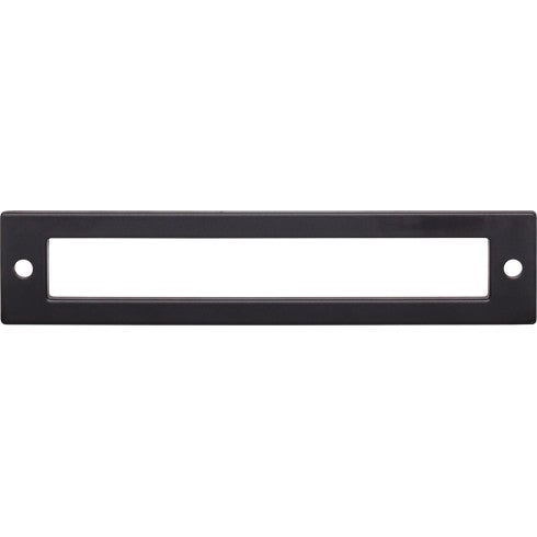 Top Knobs Hollin Backplate 5 1/16" c-c in Flat Black