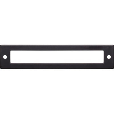 Top Knobs Hollin Backplate 5 1/16" c-c in Flat Black