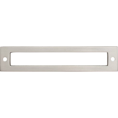 Top Knobs Hollin Backplate 5 1/16" c-c in Brushed Satin Nickel