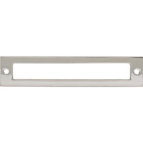 Top Knobs Hollin Backplate 5 1/16" c-c in Polished Nickel