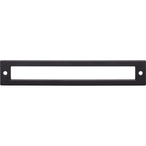 Top Knobs Hollin Backplate 6 5/16" c-c in Flat Black