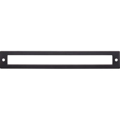 Top Knobs Hollin Backplate 7 9/16" c-c in Flat Black