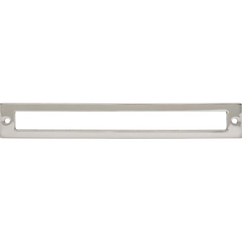 Top Knobs Hollin Backplate 7 9/16" c-c in Polished Nickel