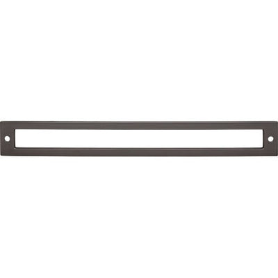 Top Knobs Hollin Backplate 8 13/16" c-c in Ash Gray