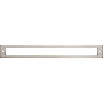Top Knobs Hollin Backplate 8 13/16" c-c in Brushed Satin Nickel