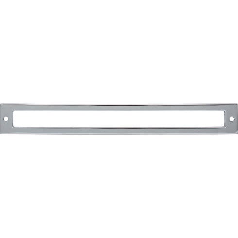 Top Knobs Hollin Backplate 8 13/16" c-c in Polished Chrome