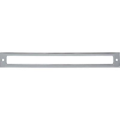 Top Knobs Hollin Backplate 8 13/16" c-c in Polished Chrome