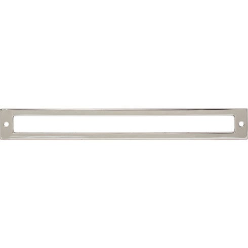 Top Knobs Hollin Backplate 8 13/16" c-c in Polished Nickel