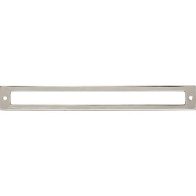 Top Knobs Hollin Backplate 8 13/16" c-c in Polished Nickel