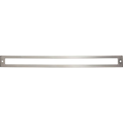 Top Knobs Hollin Backplate 12" c-c in Brushed Satin Nickel