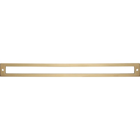 Top Knobs Hollin Backplate 12" c-c in Honey Bronze