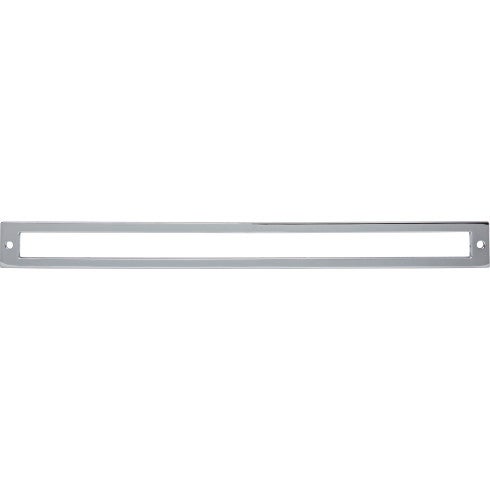 Top Knobs Hollin Backplate 12" c-c in Polished Chrome