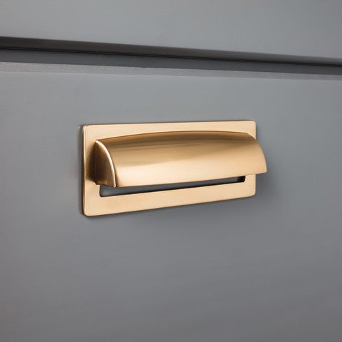 Top Knobs Hollin Cup Pull 3 3/4" c-c in Brushed Satin Nickel
