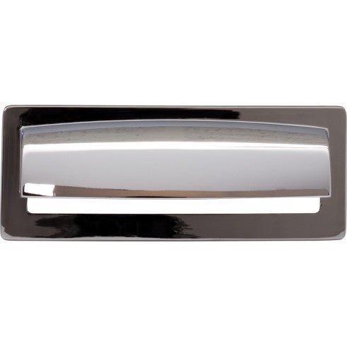 Top Knobs Hollin Cup Pull 3 3/4" c-c in Polished Chrome