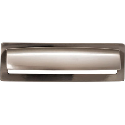 Top Knobs Hollin Cup Pull 5 1/16" c-c in Brushed Satin Nickel