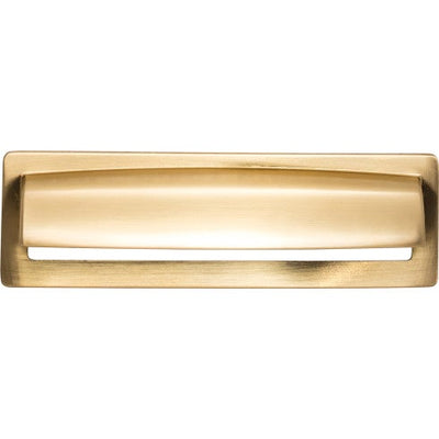 Top Knobs Hollin Cup Pull 5 1/16" c-c in Honey Bronze