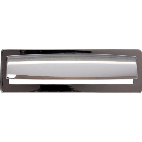 Top Knobs Hollin Cup Pull 5 1/16" c-c in Polished Chrome