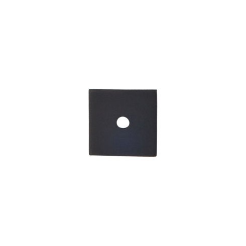 Top Knobs Square Backplate 1" in Flat Black