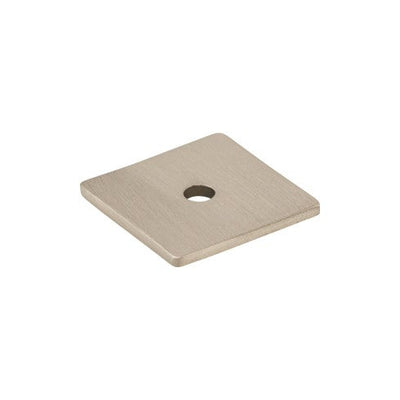 Top Knobs Square Backplate 1" in Brushed Satin Nickel