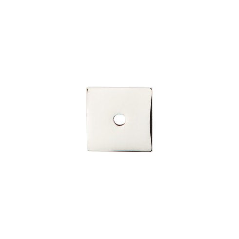 Top Knobs Square Backplate 1" in Polished Nickel