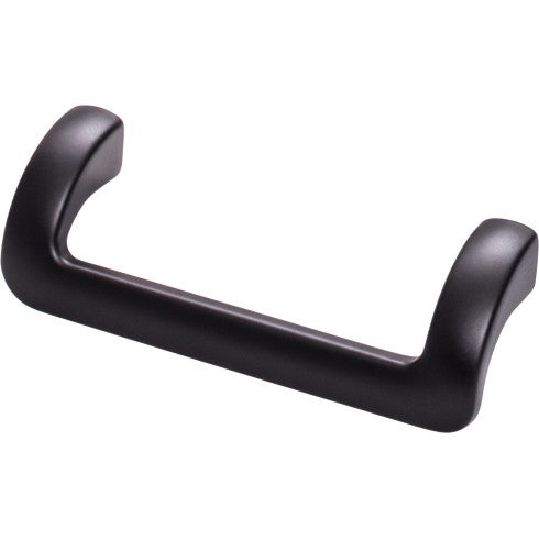 Top Knobs Kentfield Pull 3 3/4" c-c in Flat Black