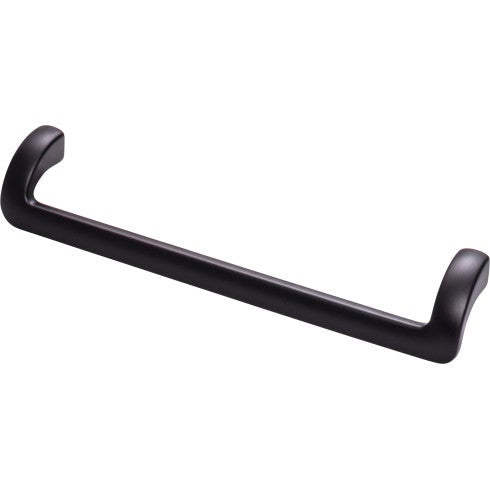 Top Knobs Kentfield Pull 7 9/16" c-c in Flat Black