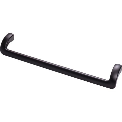Top Knobs Kentfield Pull 8 13/16" c-c in Flat Black