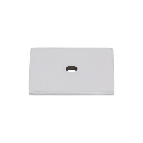 Top Knobs Square Backplate 1 1/4" in Polished Chrome