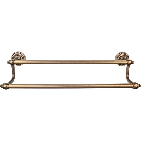 Top Knobs Tuscany Bath Towel Bar Double 30" in German Bronze