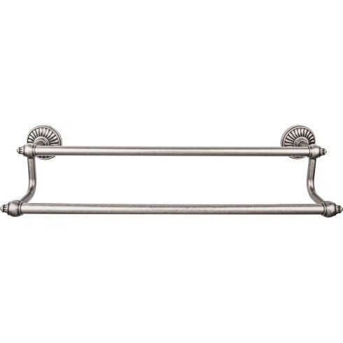 Top Knobs Tuscany Bath Towel Bar Double 30" in Pewter Antique