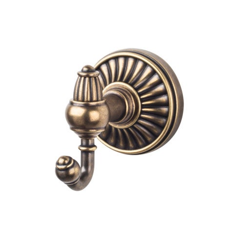 Top Knobs Tuscany Bath Double Hook in German Bronze