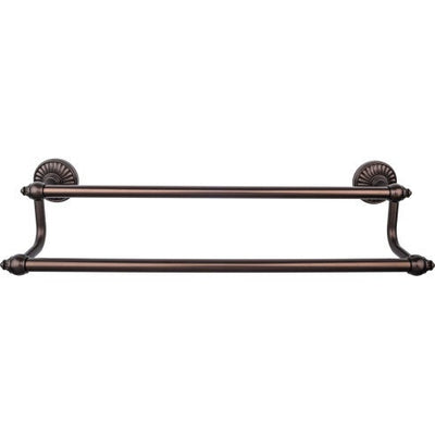 Top Knobs Tuscany Bath Towel Bar Double 18" in Oil Rubbed Bronze