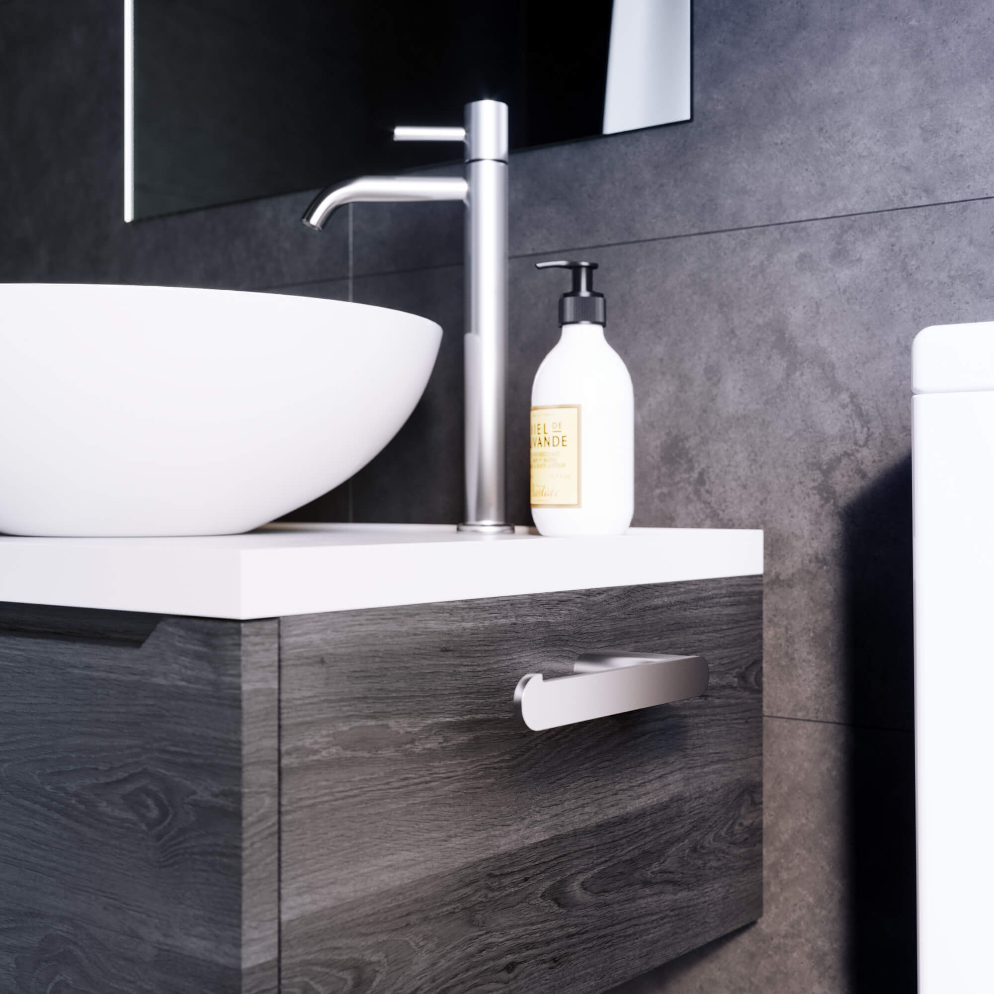 Flow Toilet Paper Holder (RH Post)