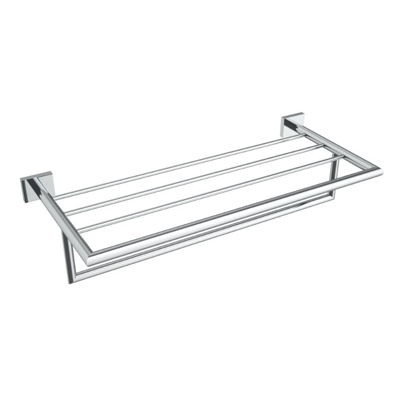 Crater Towel Shelf With Bar