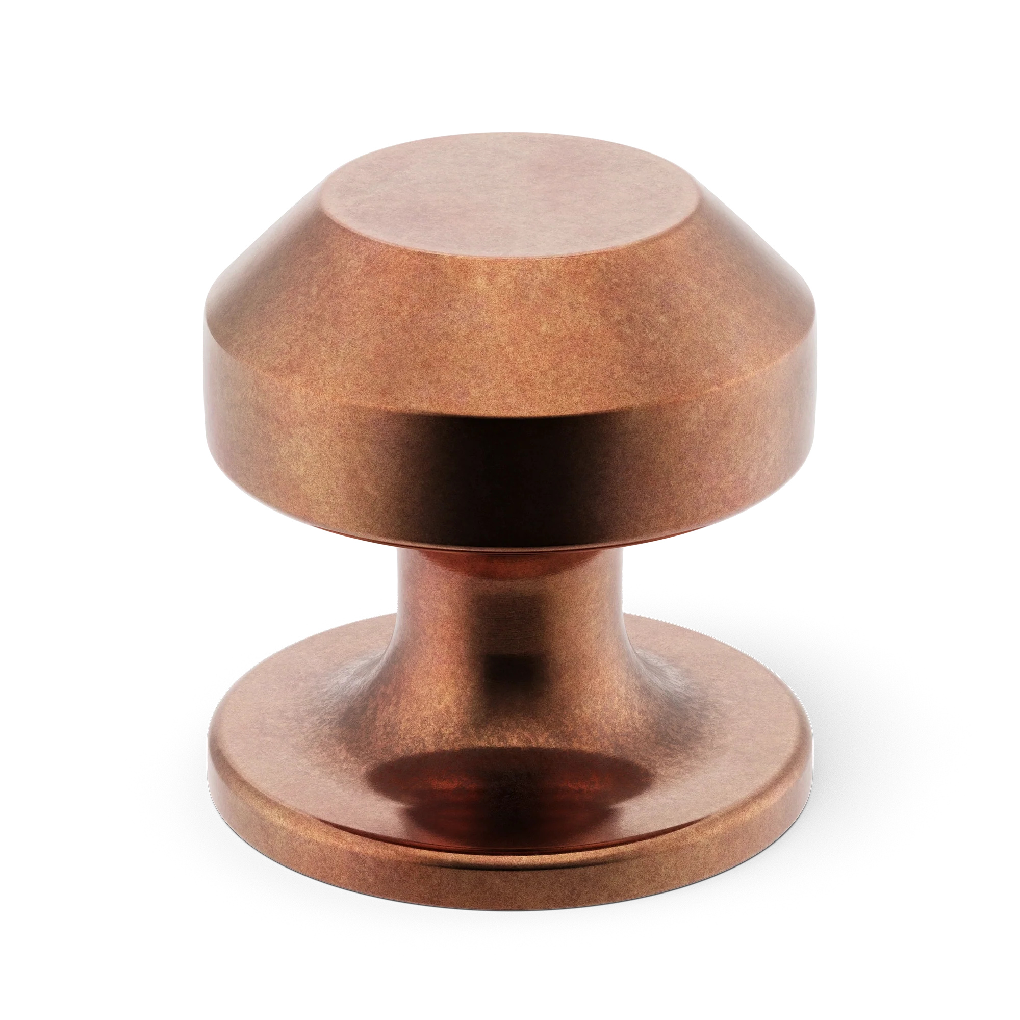 Armac Martin Victoria Plain Cabinet Knob in 25mm / Aged Copper