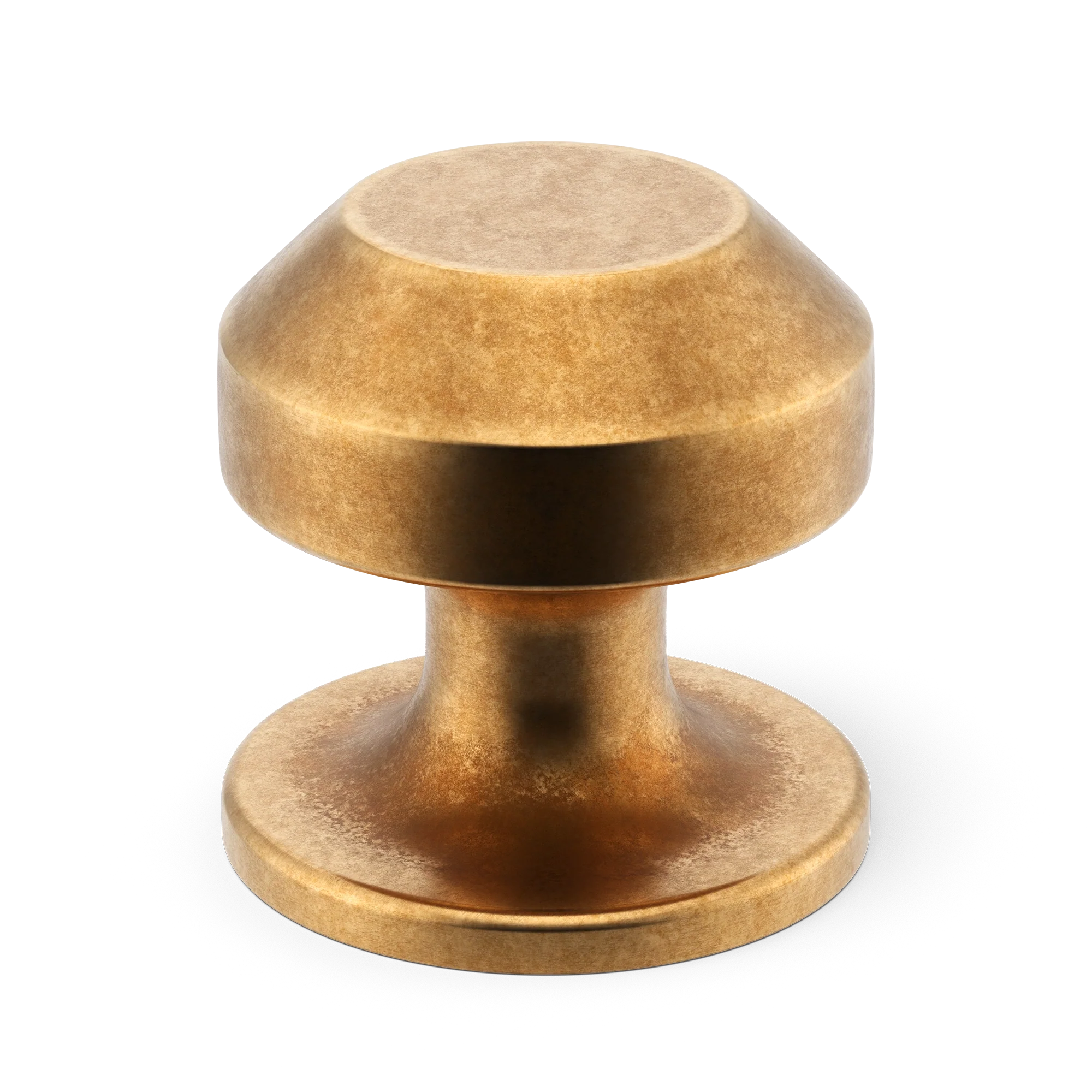 Armac Martin Victoria Plain Cabinet Knob in 25mm / Burnished Brass