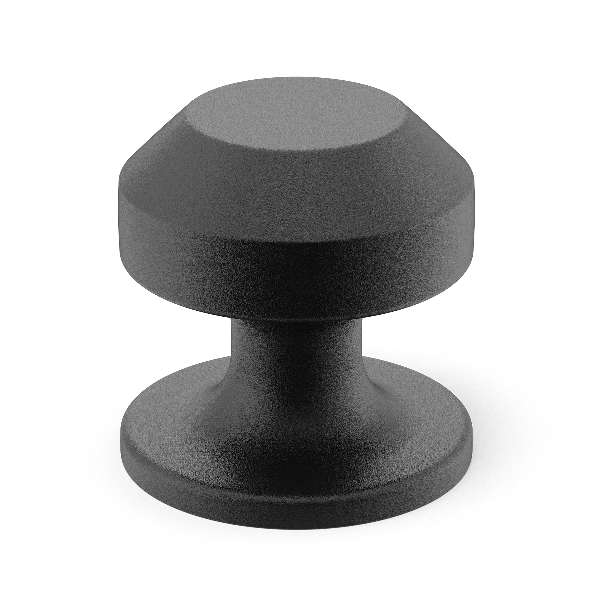 Armac Martin Victoria Plain Cabinet Knob in 25mm / Matt Black Lacquered
