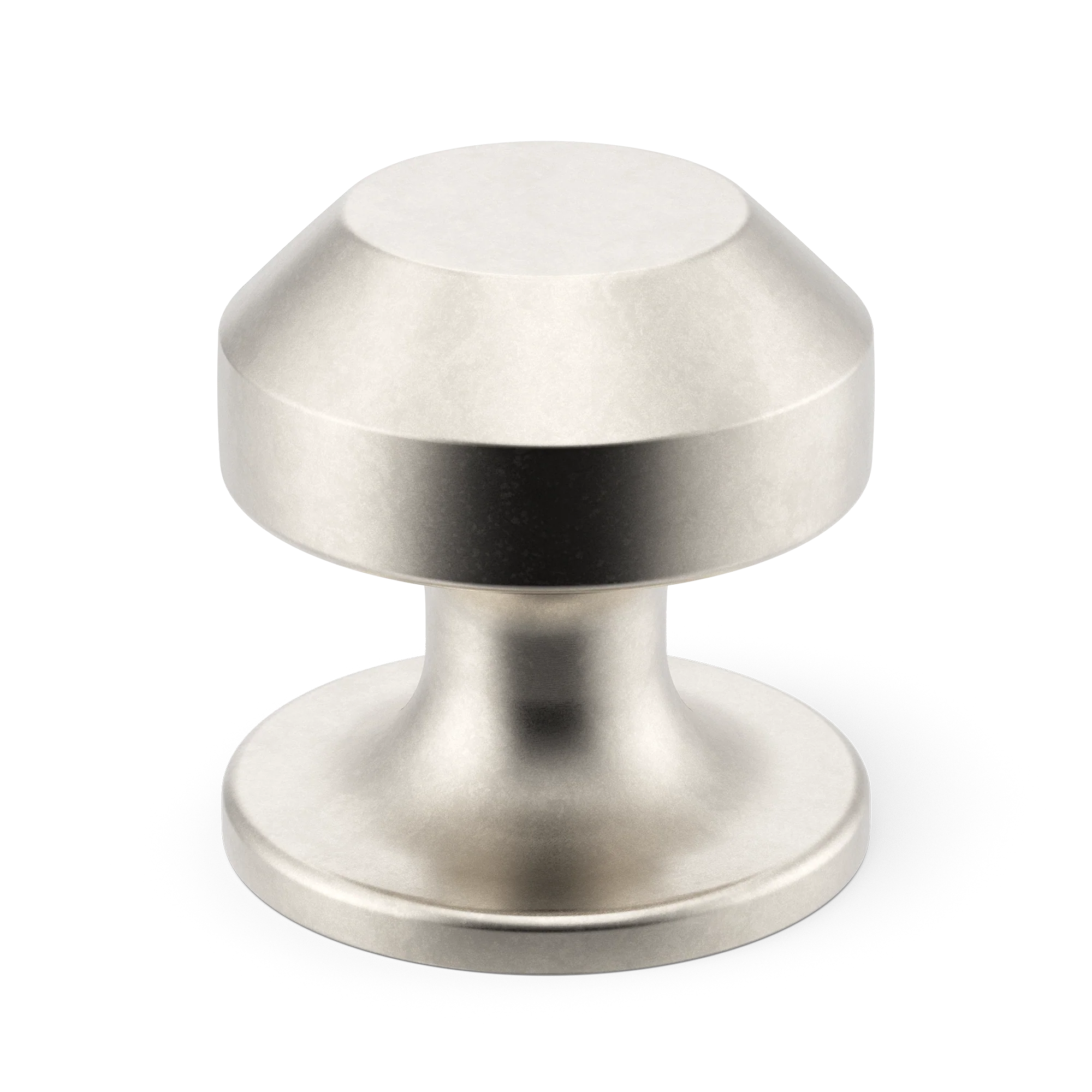 Armac Martin Victoria Plain Cabinet Knob in 25mm / Barrelled Nickel Plate