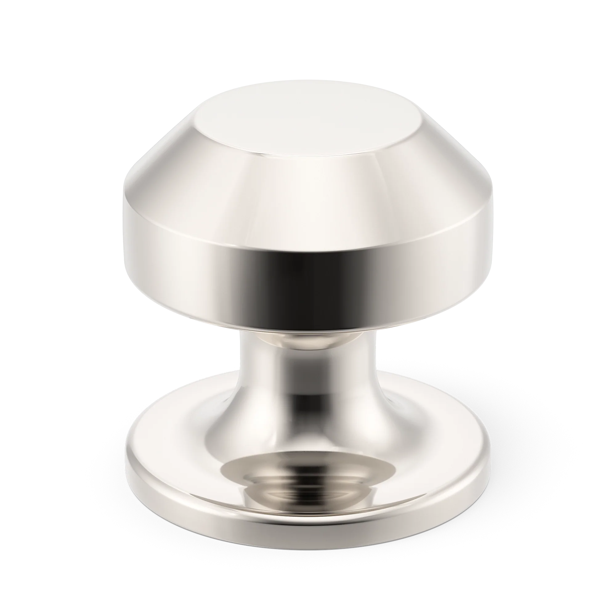 Armac Martin Victoria Plain Cabinet Knob in 25mm / Polished Nickel Plate