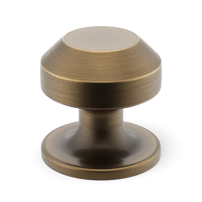 Armac Martin Victoria Plain Cabinet Knob in 25mm / Satin Antique Satin Lacquered